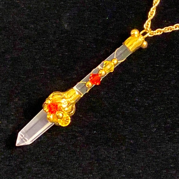 Boutique Hippie Healing wire wrap crystal necklace - Picture 1 of 11